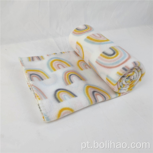 Alta qualidade personalizada lã de lã de arremesso de lã Baby Swaddle Blanket
